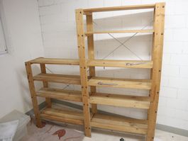 Stabiles Vintage Regal Holzregal