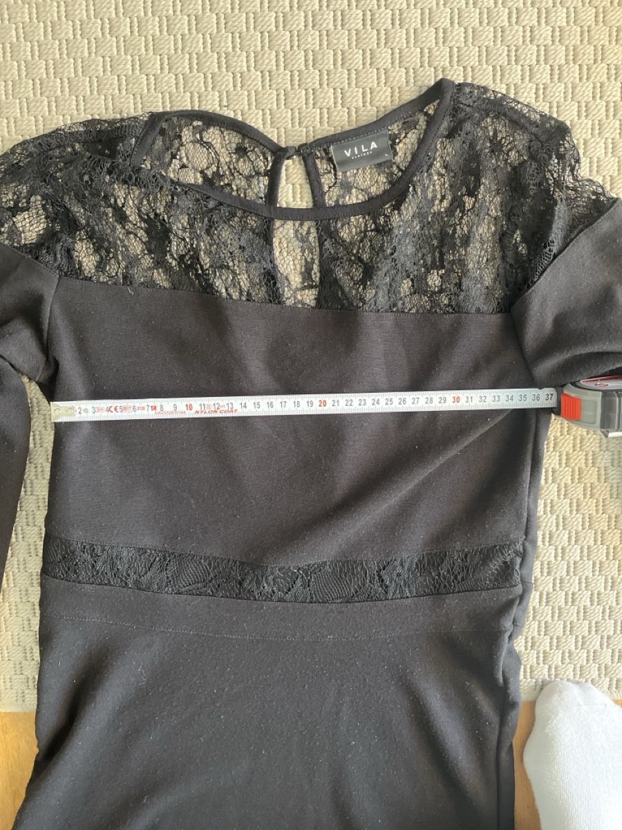 Vila Kleider: Kleid VILA, Langarm Spitze, M – Gebraucht aus Solothurn von Bobesch08 4