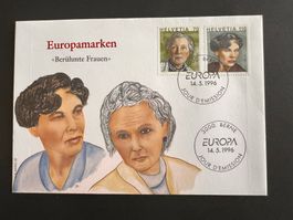 FDC Brief 1996 Sondermarken Philswiss Spezialcouvert (P891)