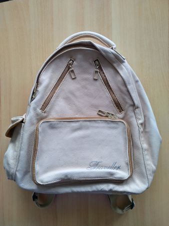 Echtleder Rucksack "Traveller" ORIGINAL 1980! Rarität!