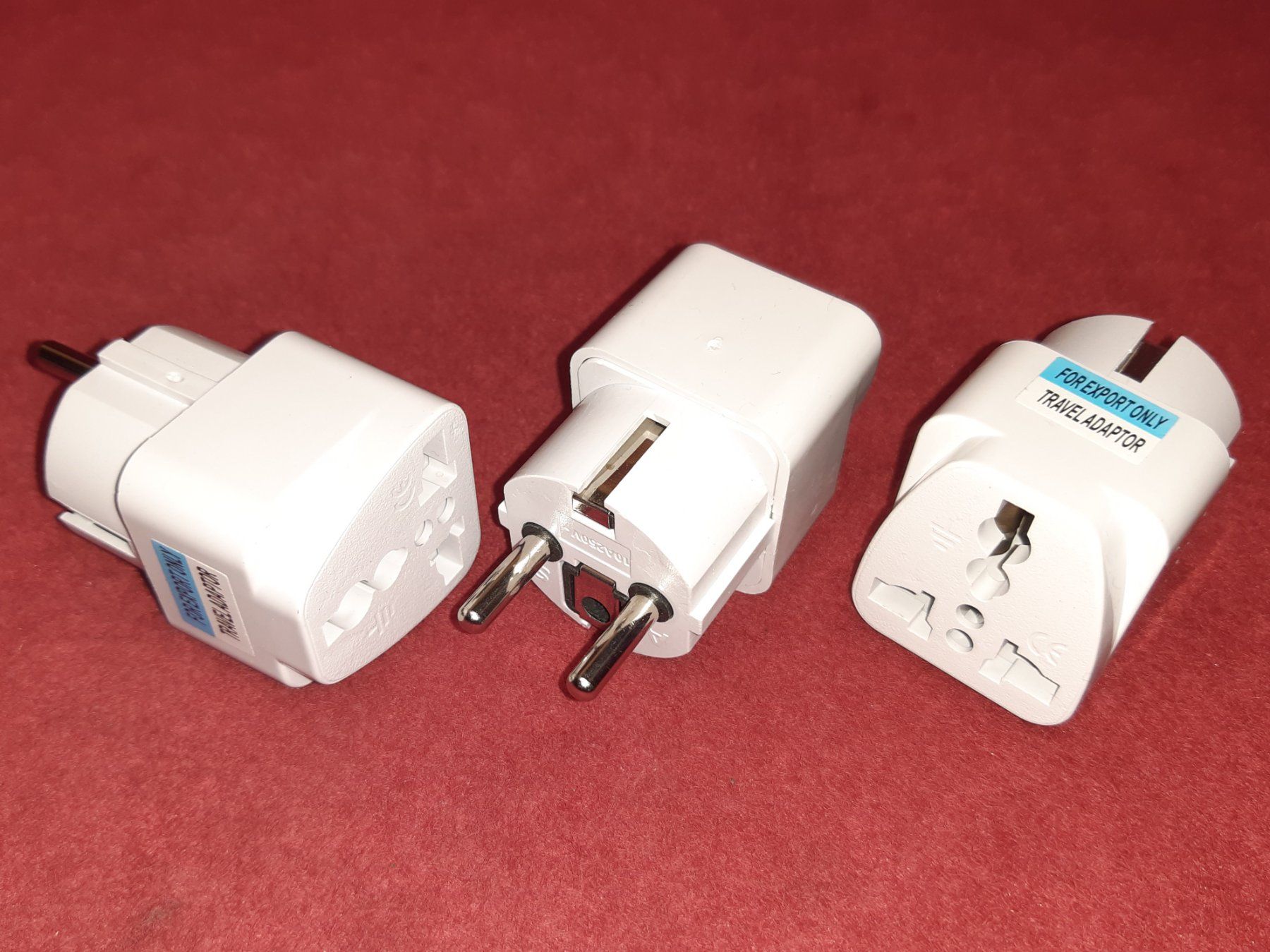 Unità & Adattatore: Reisestecker 3er - Set Schuko! – Nuovo (secondo la descrizione) da Lohn-Ammannsegg venduto da Molch7 2