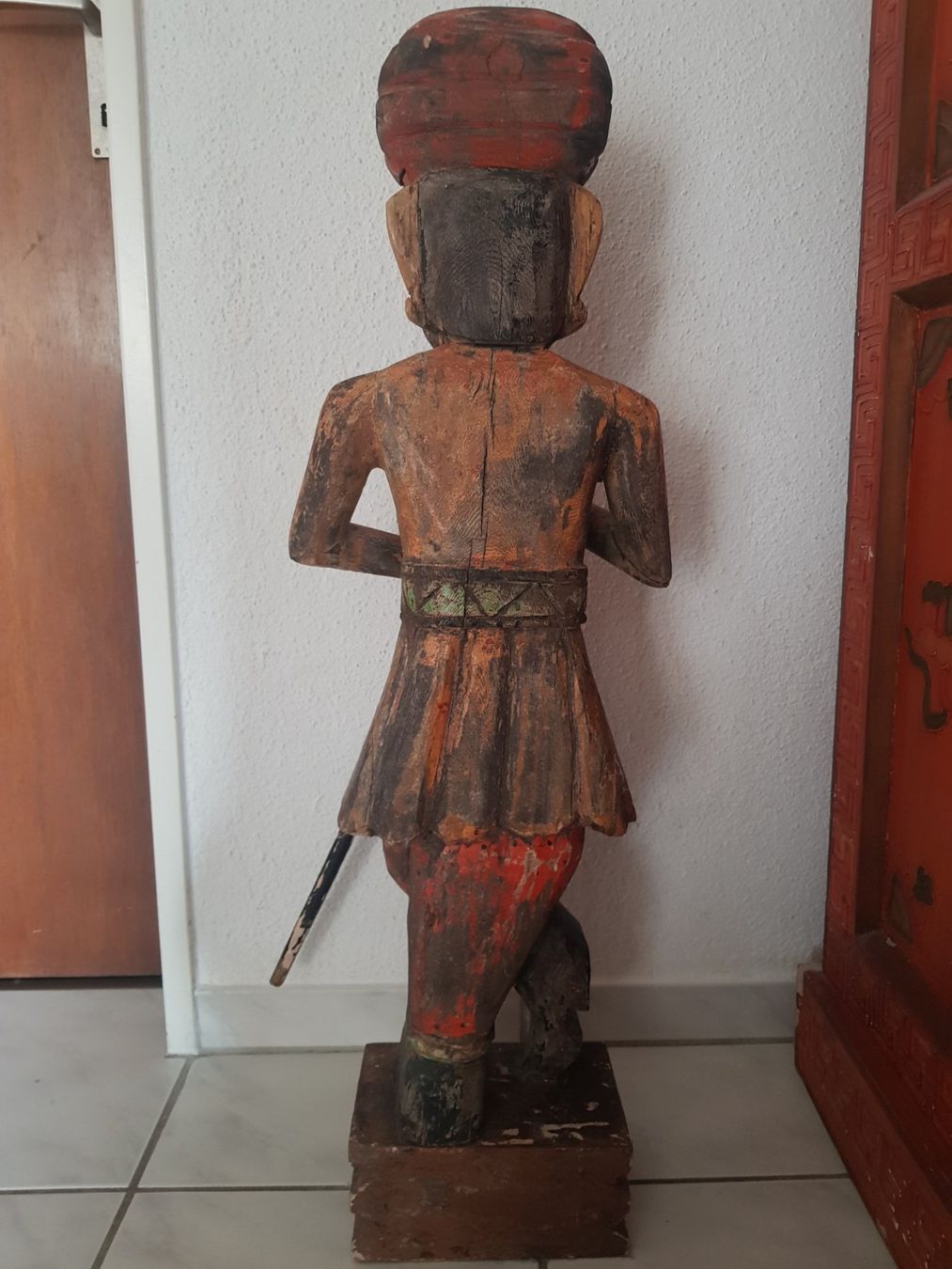 Figuren: ANTIKER GROSSER INDISCHER TORWÄCHTER – Gebraucht aus Root von LifestyleAccessoires 2