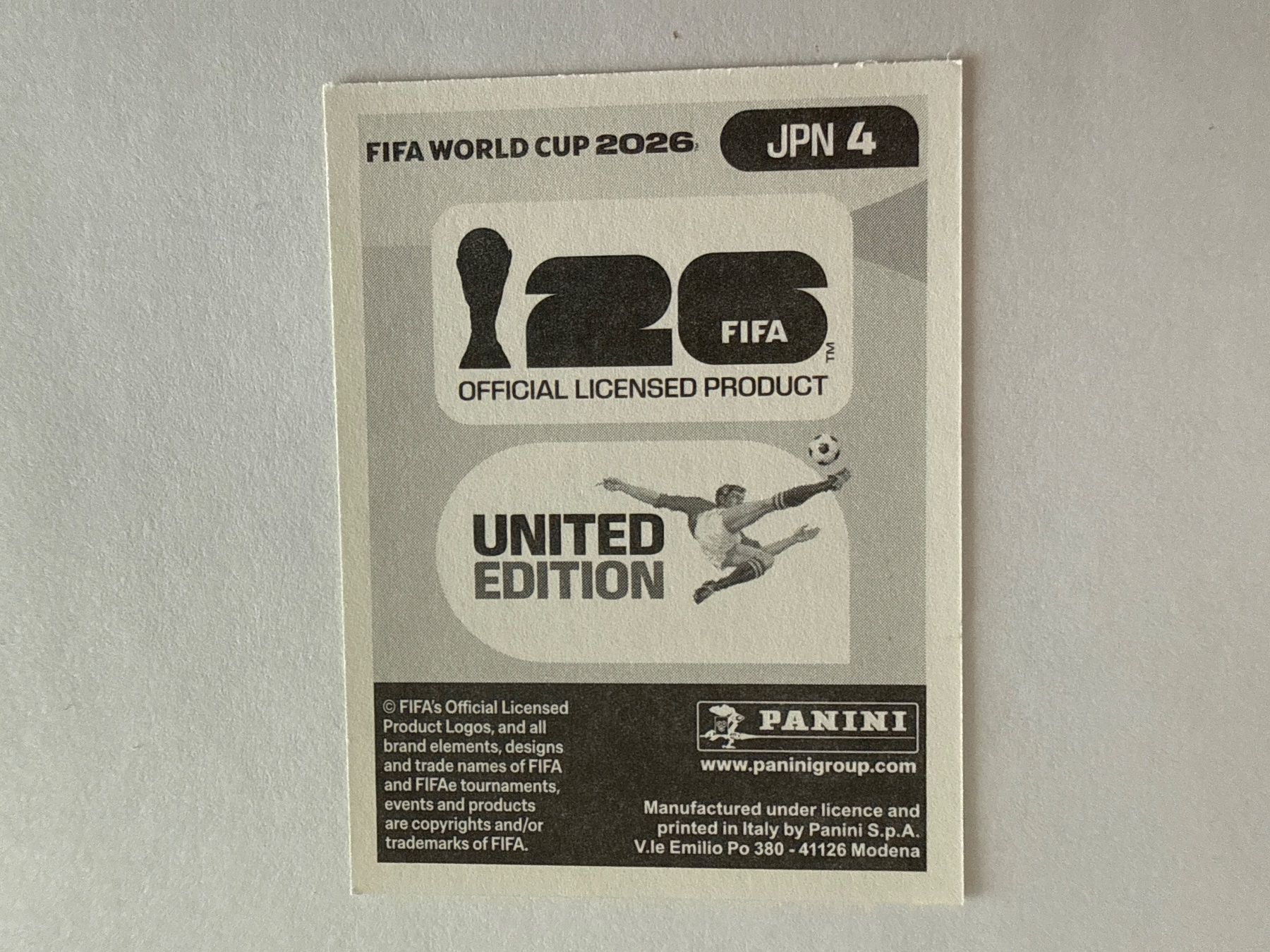 Panini Carte collezionabili: Seko JPN4 - Panini CH Edition WM 2026 – Nuovo (secondo la descrizione) da Grenchen venduto da nicus_aveiro 1