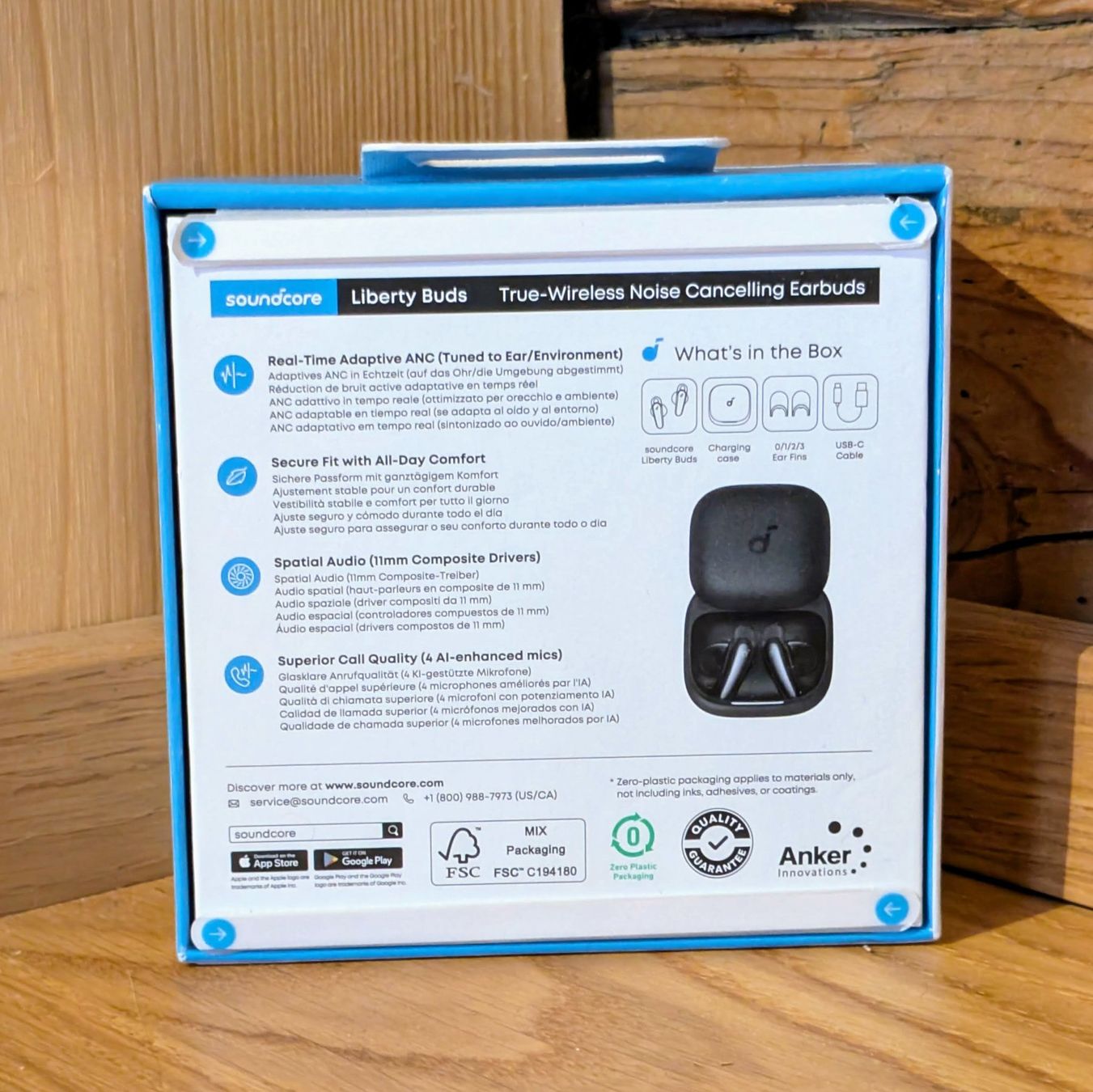 Cuffie: Anker Soundcore Liberty Buds mit ANC, Neu – Nuovo e nell'imballaggio originale da Galgenen venduto da MisterTH 1