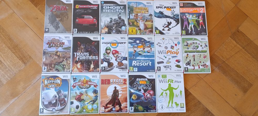 Lot De Jeux Wii U - Avec Zelda - Comme Neuf