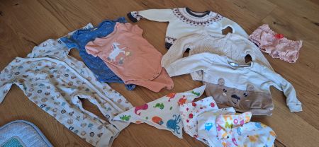 Babykleider Set, Grösse 62/68/74