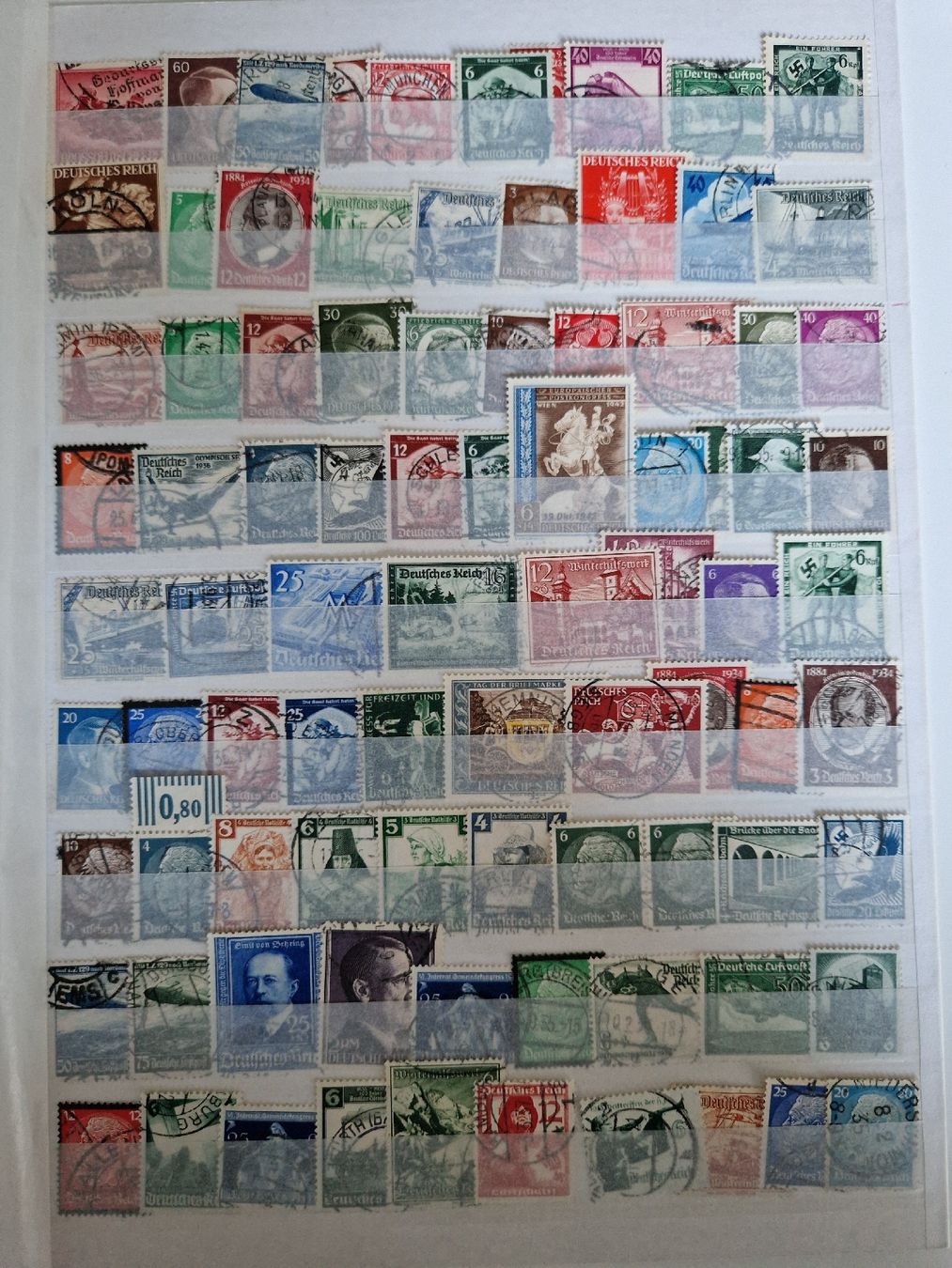 Tutti i francobolli: Deutsches Reich Briefmarken grosses Lot – Usato da St. Gallen venduto da Enrico_SG