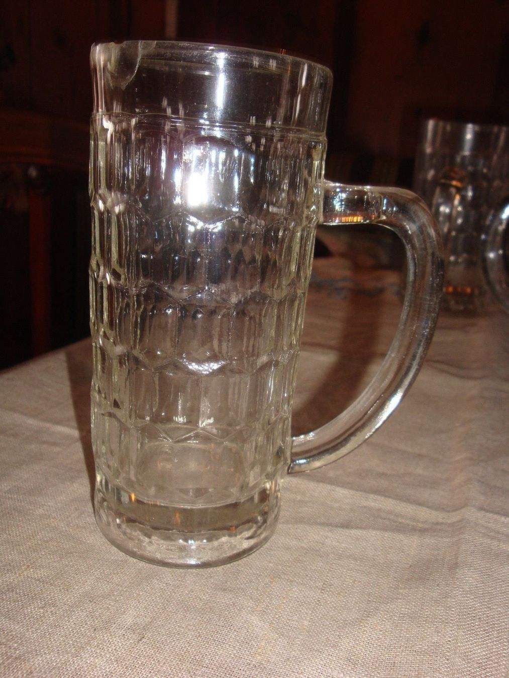 Gläser: 4 alte Bierhumpen aus Glas – Gebraucht aus häusernmoos von buc_8ftk 9