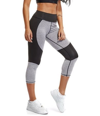 NEUE 3/4-tel Sport Tight schwarz-grau Gr. XS - 226214
