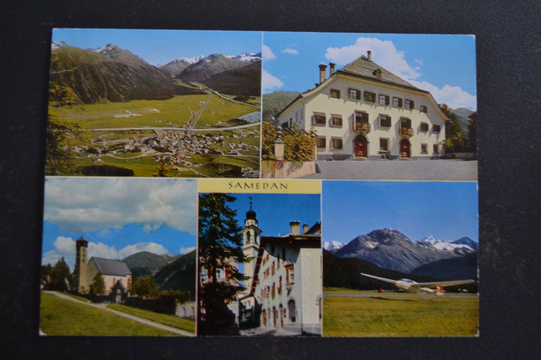 Cartoline postali: AK Samedan GR – Usato da Beinwil am See venduto da kajak55