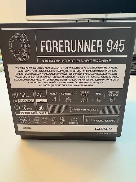 Garmin Smartwatch: Garmin Forerunner 945 – D'occasion à Bottighofen par max_r8mx 3