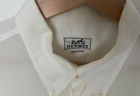 Hermes Paris Herrenhemd kurzam 100% Cotton TOP Zustand. 41