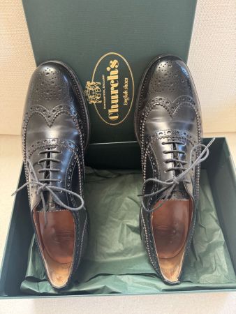Church's Budapester Schuh schwarz, Gr. 41, wenig getragen