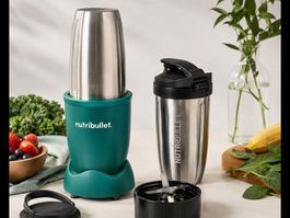 NutriBullet Pro 900 W Personal Blender mit 2 Edelstahlbecher