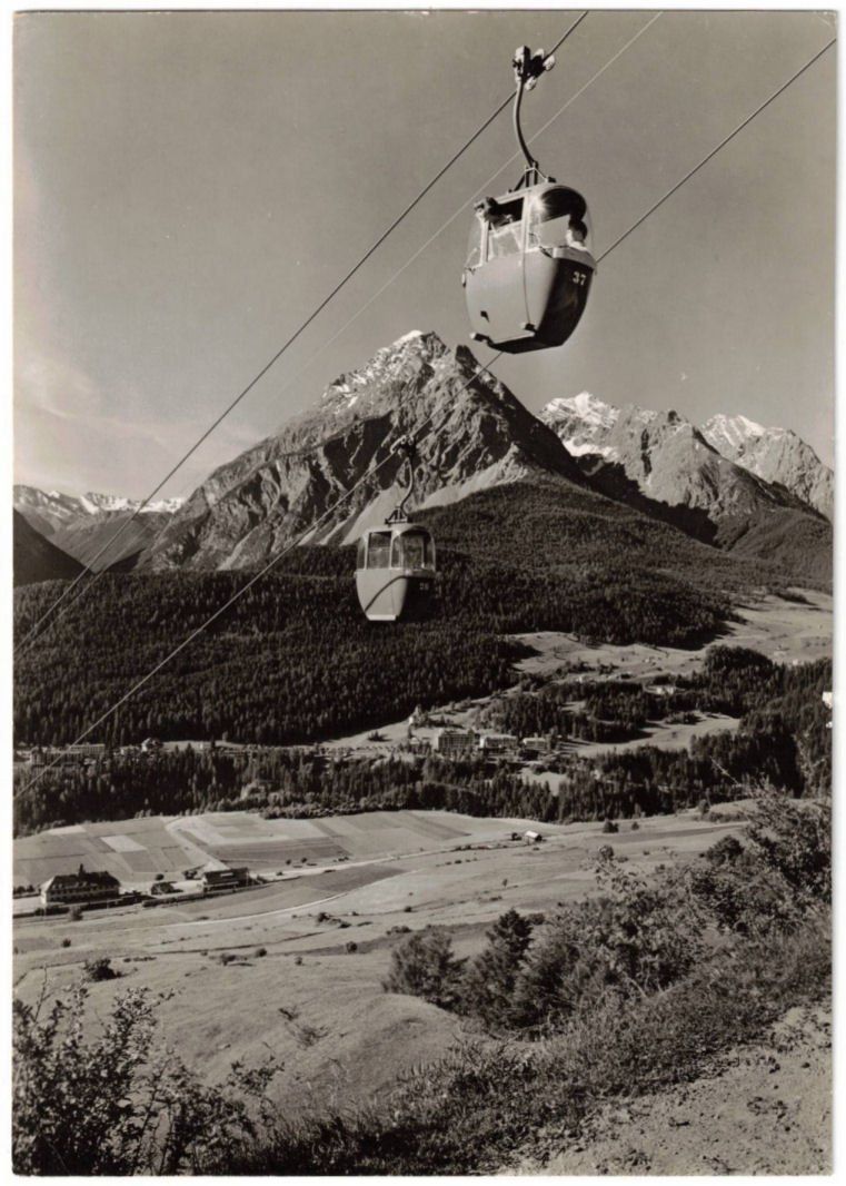 Cartoline postali: Scuol - Gondelbahn Motta Naluns – Usato da Binningen venduto da Mountainrider
