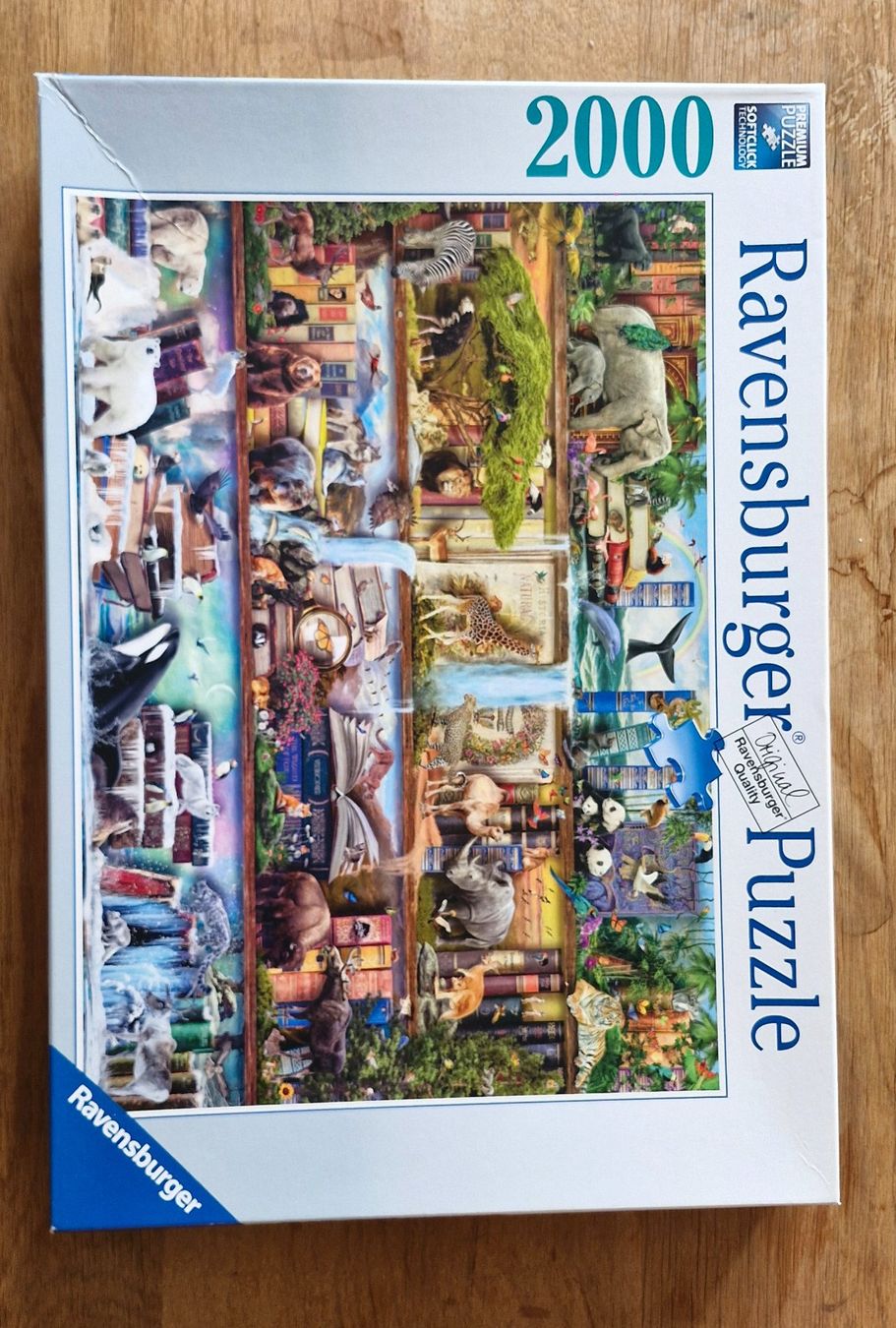 Ravensburger Puzzle: Ravensburger Puzzle Tiere im Buchregal 2000 Teile – Usato da Bern venduto da iiandrinii