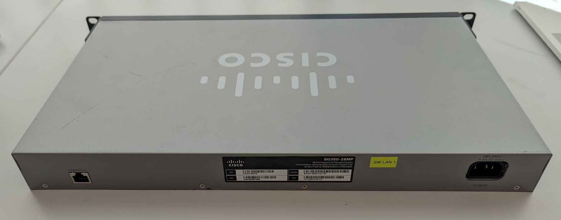 Cisco Hub & Switch: Cisco SG350-28MP Ethernet Switch – Usato da Zürich venduto da pointedarch 2