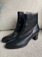CAPRICCIO Lammfell Stiefeletten Gr 39.5 schwarz wie neu