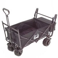 56603 - XXL Bollerwagen - SCHWARZ Strandwagen Kinderwagen