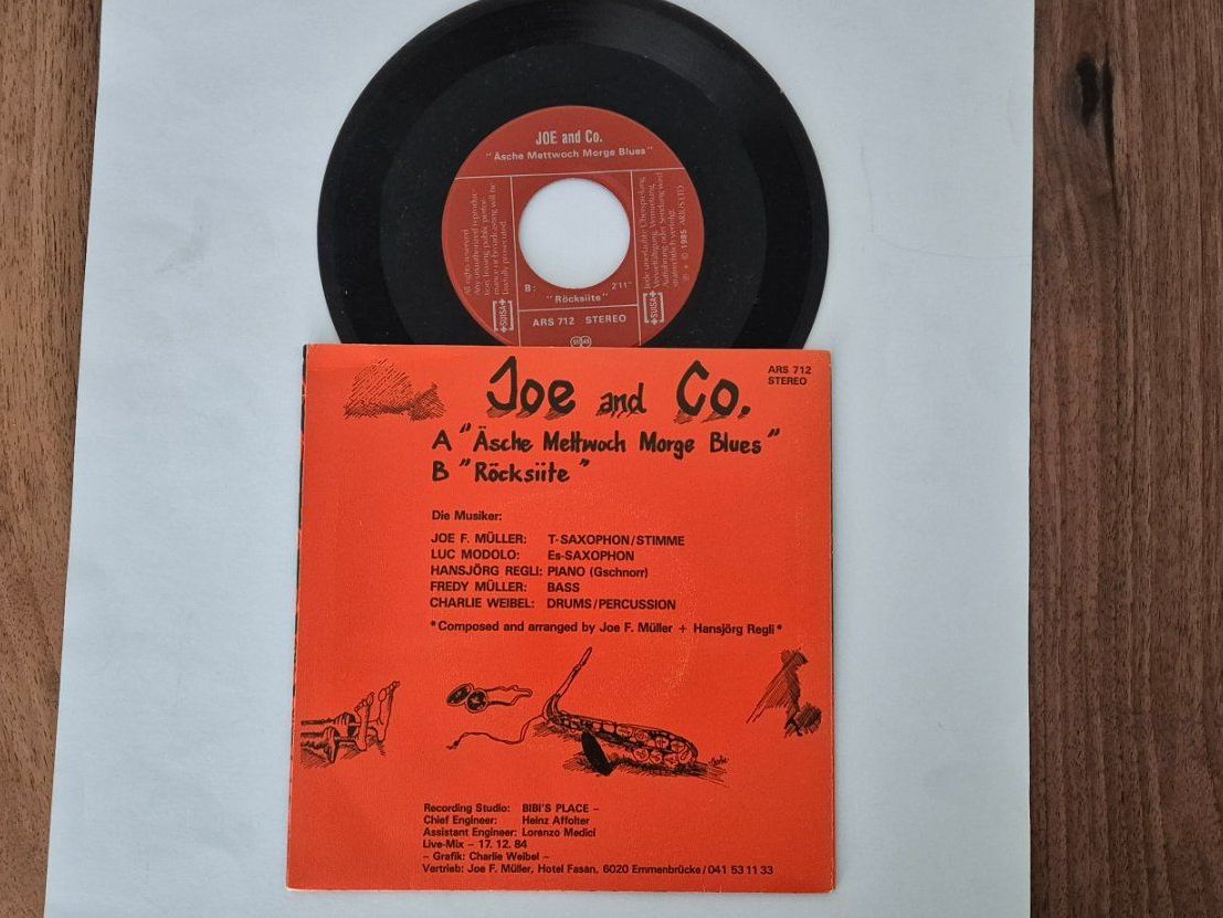 Vinyles: Single "Äsche Meltooch Morge Blues" – D'occasion à Emmenbrücke par eneredi 1