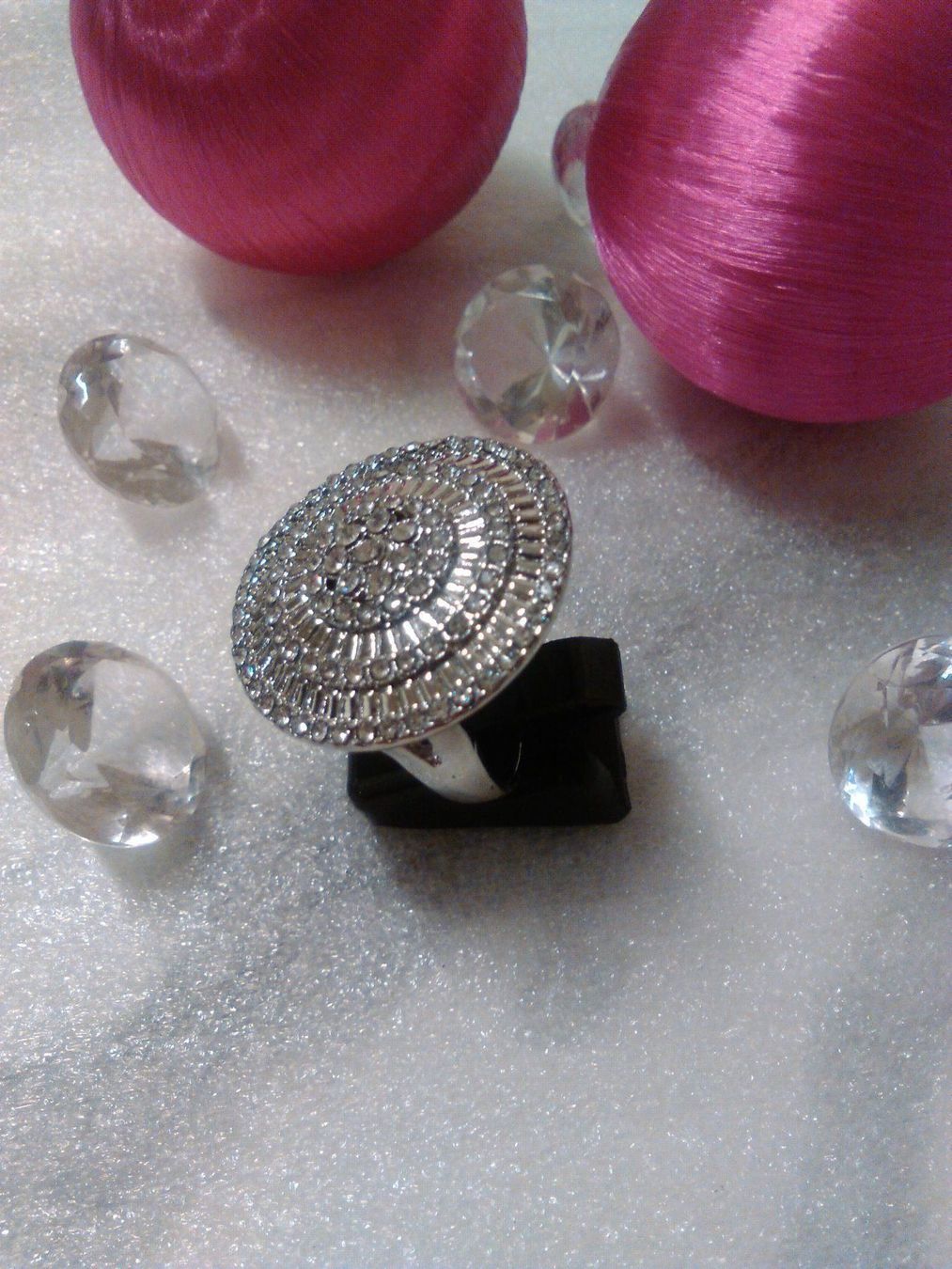 Ringe: ring mit echt kristall,weiss farbe – Neu (gemäss Beschreibung) aus Basel von bijoutrie_4 8
