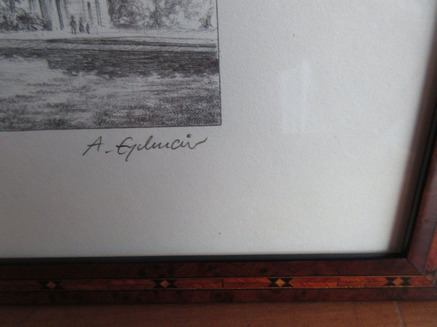 Grafica & Litografie: Graz Opernhaus, Lithographie E.A. Künstlerexemplar – Usato da Binningen venduto da mondoantico 4