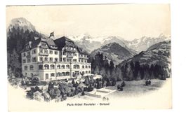 Alte Ansichtskarte Park-Hotel Reuteler Gstaad, Top!