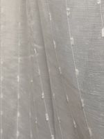 Vorhang weiss mit Muster 170 cm breit neu