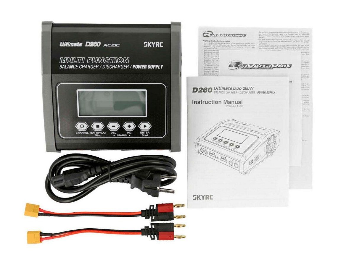 RC Modellbau: Chargeur Lipo double D260 AC/DC 2x 130W – Neu und originalverpackt aus Trélex von Arnaudyak