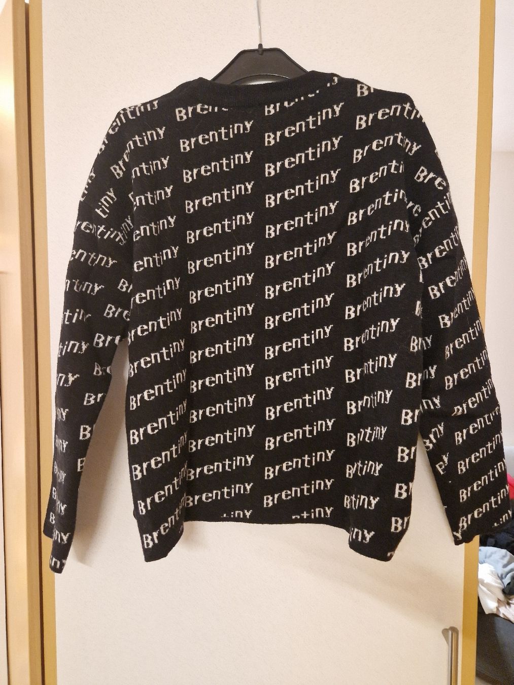 Maglioni & Felpe: Pull Brentiny paris noir à lettres taille unique – Nuovo (secondo la descrizione) da Versoix venduto da aline_b 1