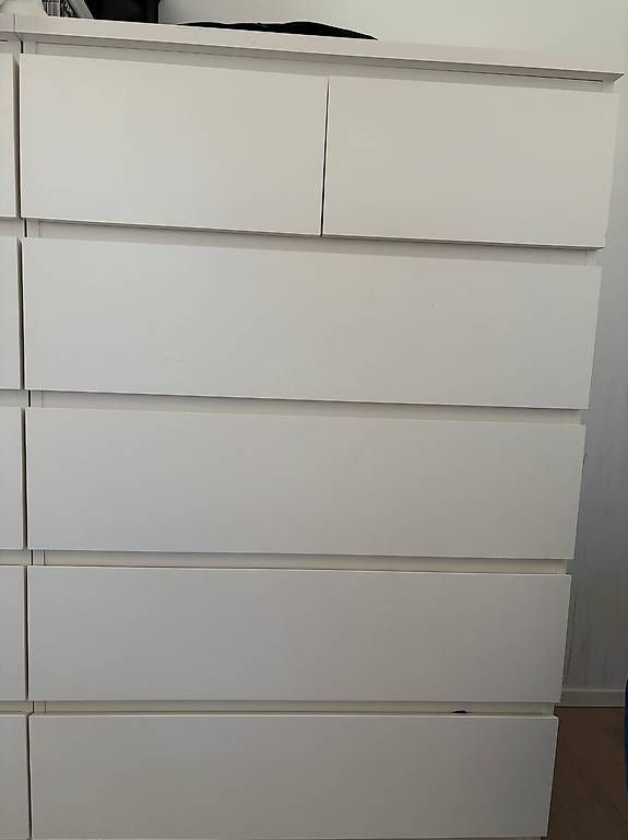 Ikea Cassettiere: Malm Kommode Weiss, 6 Schubladen, 80x123x49cm – Usato da Zürich venduto da rem_8v6m