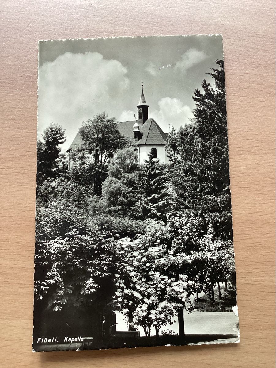 Cartoline postali: AK Flüeli, Kapelle, OW – Usato da Wassen UR venduto da SABDOM