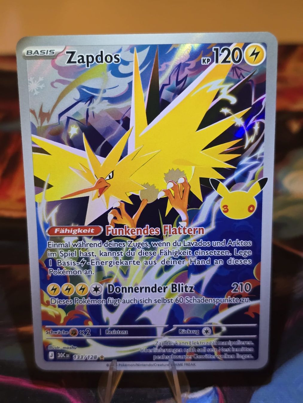 Pokémon Sammelbilder & Trading cards: Zapdos (30C 133) – Gebraucht aus Lenzburg von AkuyakuTCG