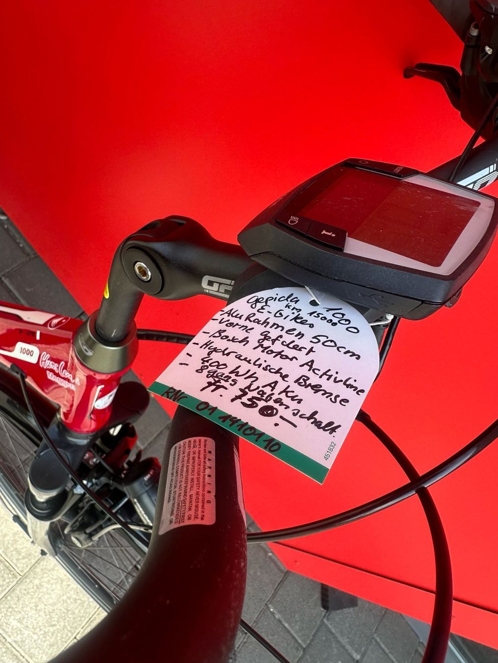 Biciclette: E-Bikes Gepida 1000 Tiefeinstieg Occasion – Usato da Meggen venduto da leupimoto