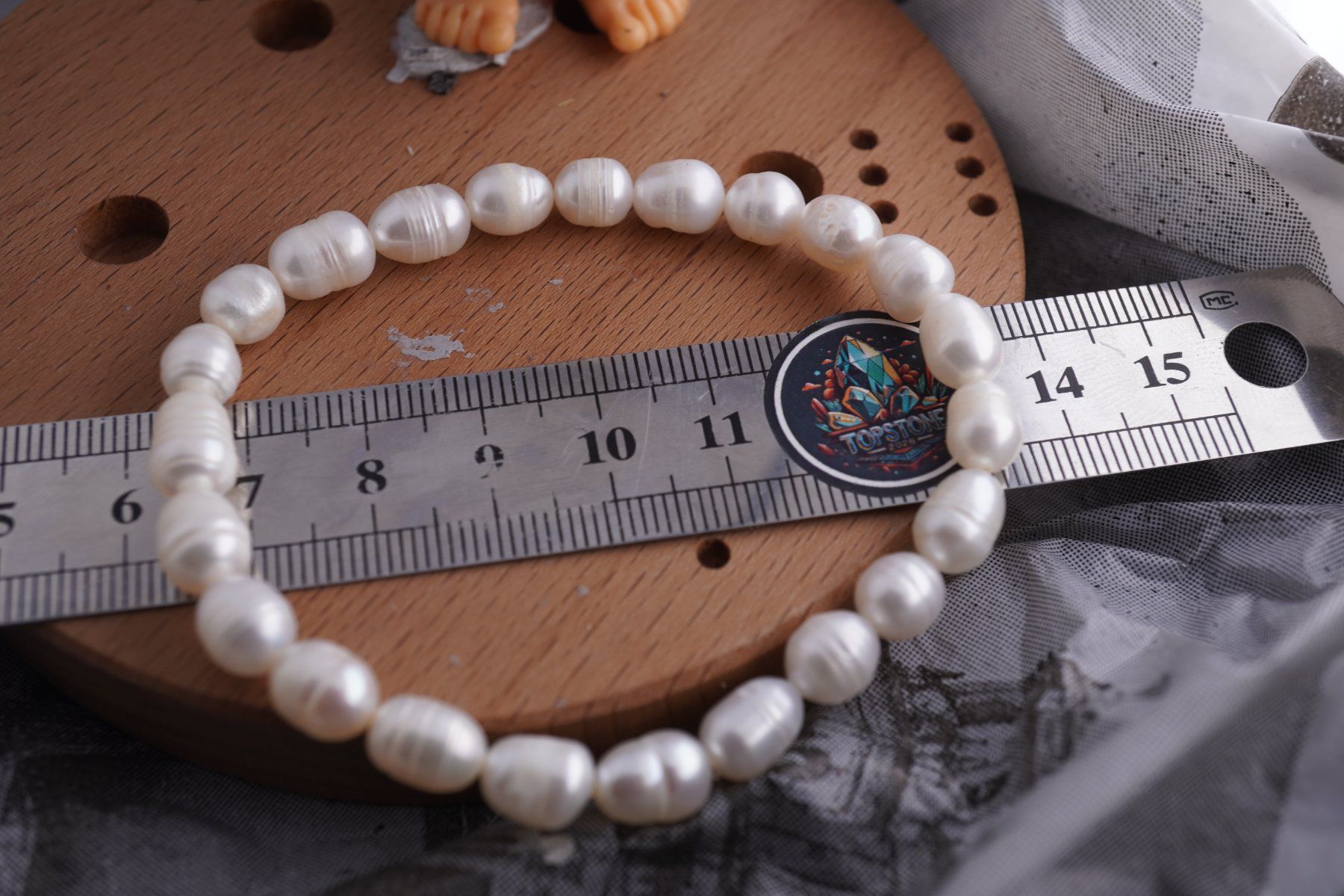 Mineralien & Heilsteine: Perlen Weiss Armband       Ab 1.- – Neu und originalverpackt aus Eschenbach SG von topstone 6