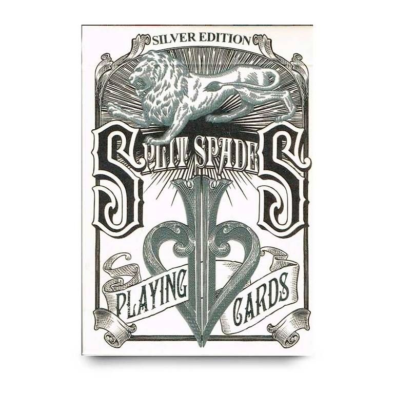 Giochi: Split Spades Silver Edition Deck David Blaine (2012) Sealed – Nuovo e nell'imballaggio originale da Schlieren venduto da rza1707