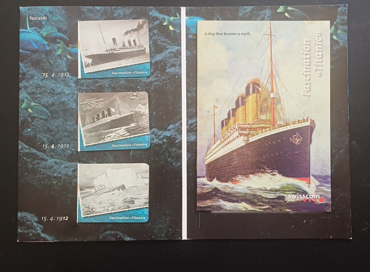 Swisscom Schede telefoniche: TITANIC   TAXCARDSET – Usato da VISP venduto da LARGO1991 1