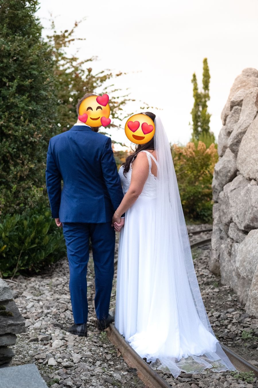 Vestiti: Wunderschönes Hochzeitskleid + Schleier – Usato da Rottenschwil venduto da vani.b 3