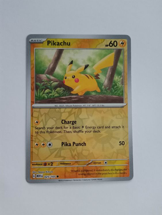 Pikachu REVERSE HOLO Pokemon 151 Mew Kaufen auf Ricardo