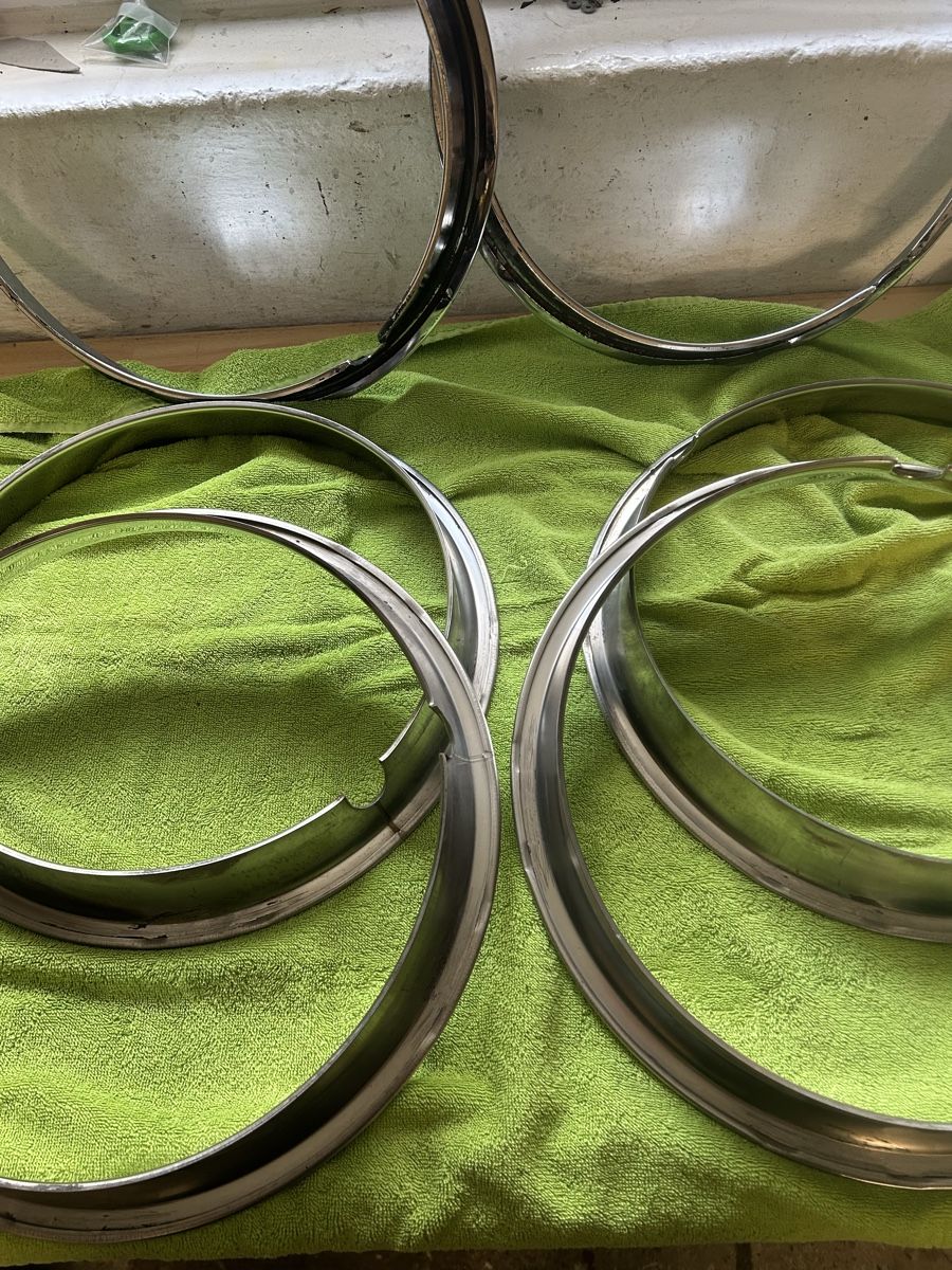 Jantes: Radringe Felgenchromringe 14" Oldtimer – D'occasion à Trimbach par Taunusteile 5