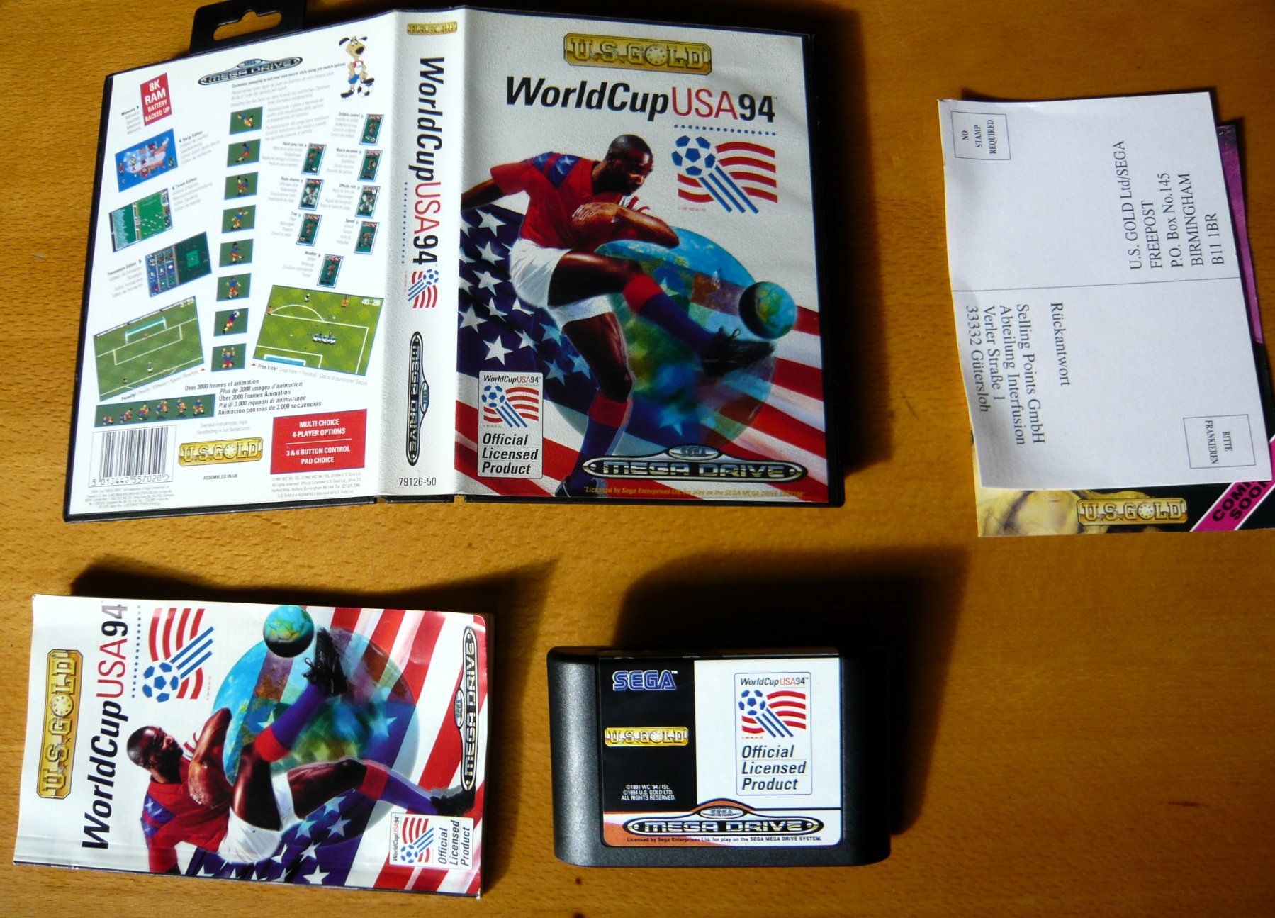 Sega Giochi: Mega Drive : Worldcup USA 94 – Usato da Onex venduto da Jaguar1986 2