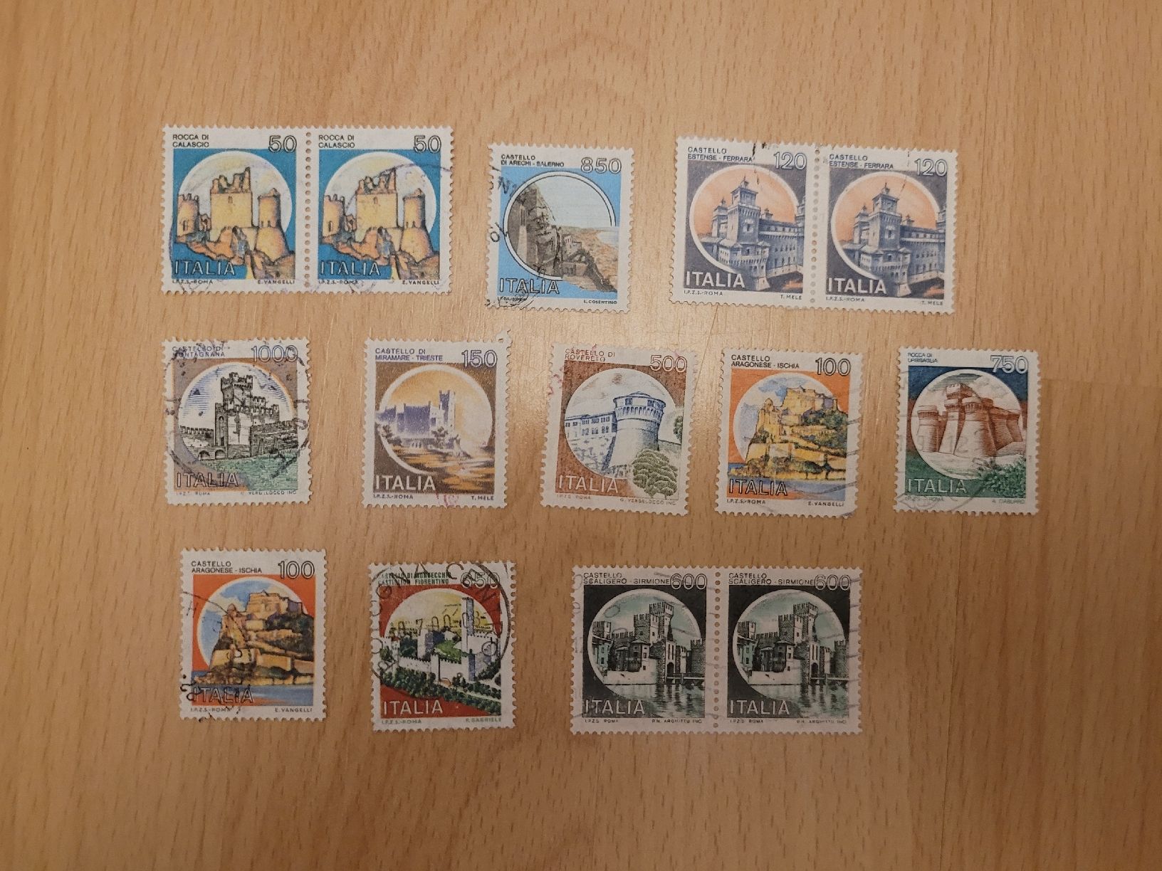 Alle Briefmarken: Briefmarken Italien – Gebraucht aus Inwil von Flower2325