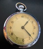 Montfort Taschenuhr – Swiss Made – Nickelgehäuse – ca. 5 cm