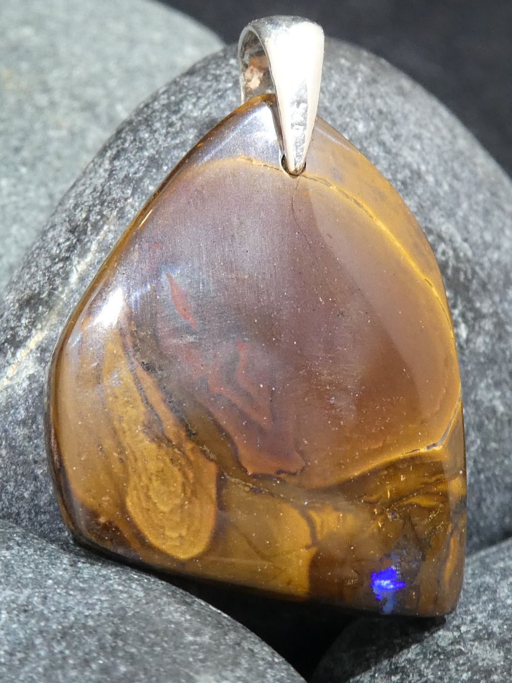 Ciondoli: Anhänger Boulder Opal. – Nuovo (secondo la descrizione) da Niederbüren venduto da Raphael014 1