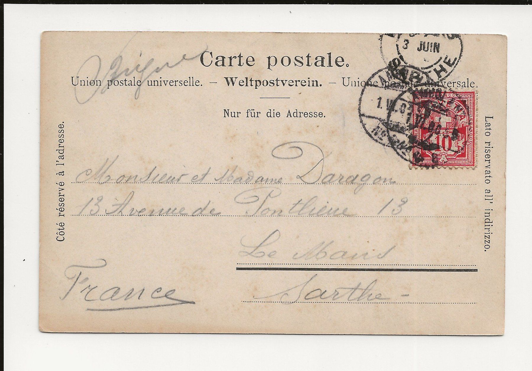 Cartoline postali: AK 1900 Teufelsbrücke – Usato da Greifensee venduto da 315WDO 1
