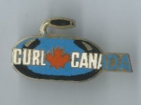 Placchette & Badge: Curl Canada mit Ahornblatt, Pin – Usato da Zürich venduto da t24_de