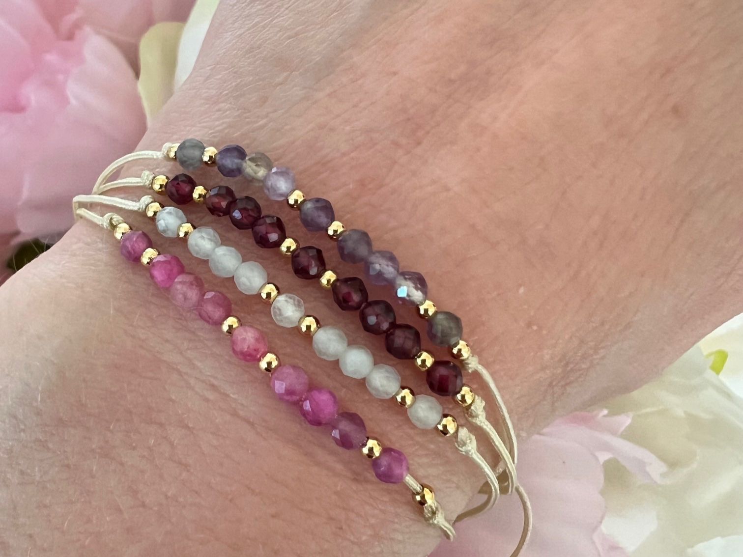 Bracciali & Braccialetti: Bracelet mois de naissance - Aigue marine pour mars – Nuovo e nell'imballaggio originale da Pully venduto da sunaddict 1