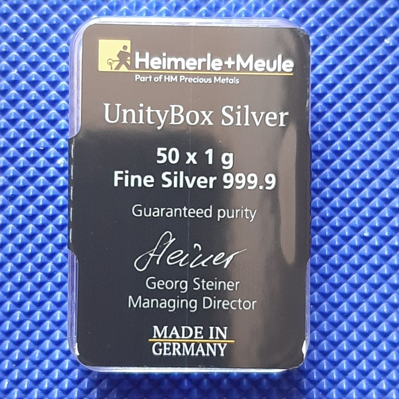 Edelmetalle: 50 x 1 Gramme 999.9 Silver – Neu und originalverpackt aus Carouge GE von cecob0909 1