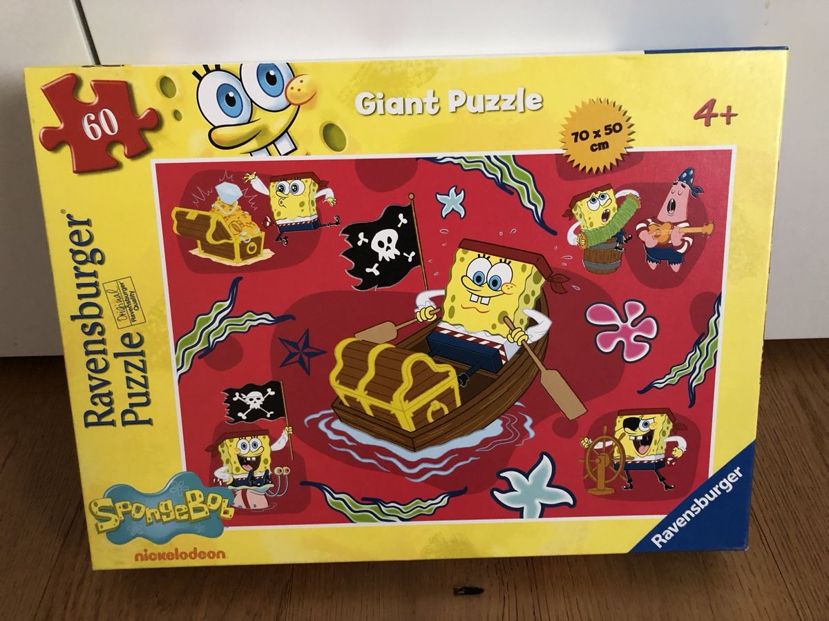 Ravensburger Puzzle: Puzzle Sponge Bob, Schwammkopf – Usato da Rain venduto da Denbie