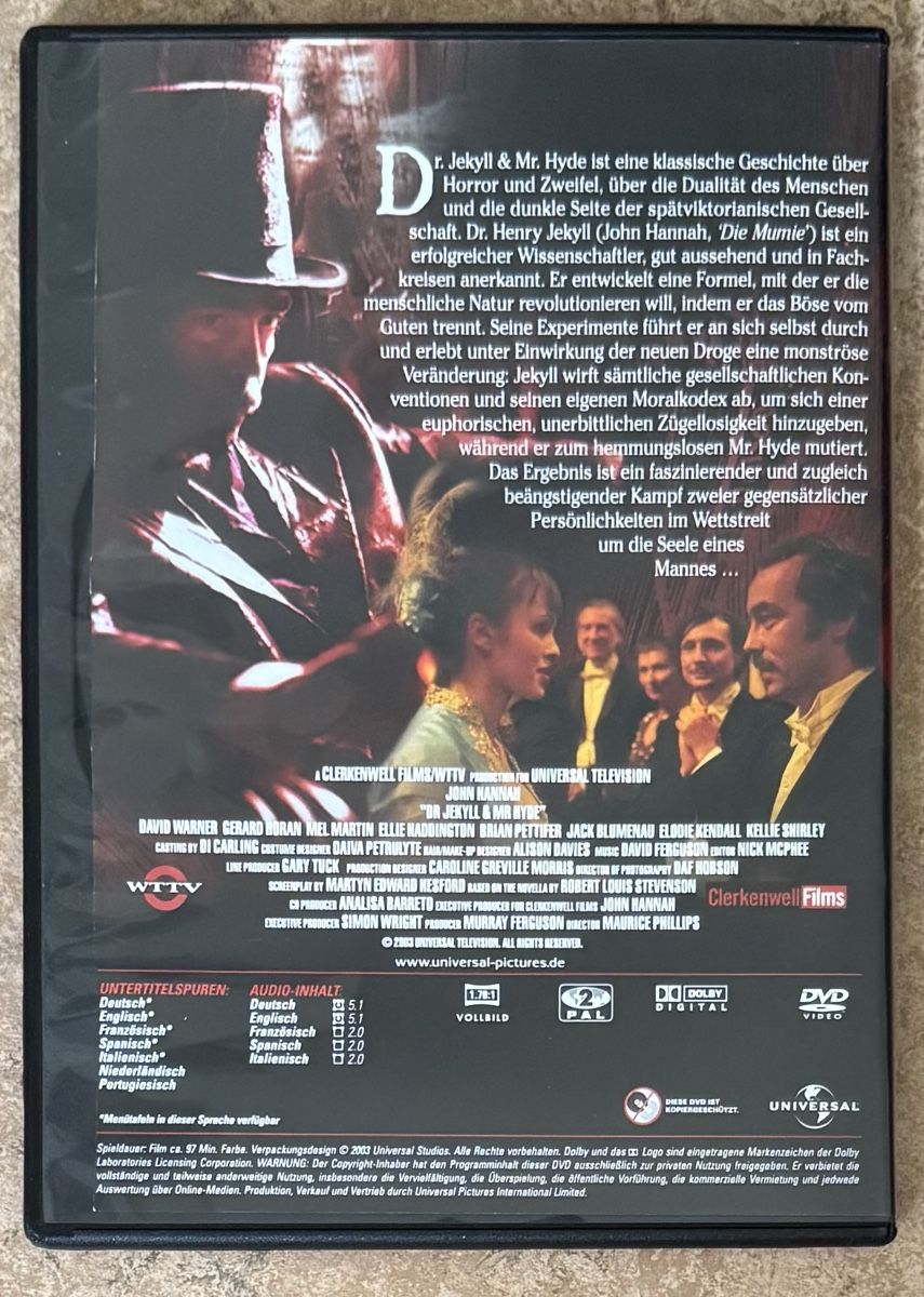 Tous les DVDs: DR JEKYLL & MR HYDE  – Neuf (Voir description) à Dietikon par AndreaSch01 1